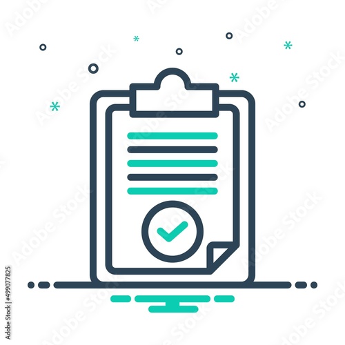 Mix icon for outcomes