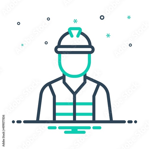 Mix icon for worker