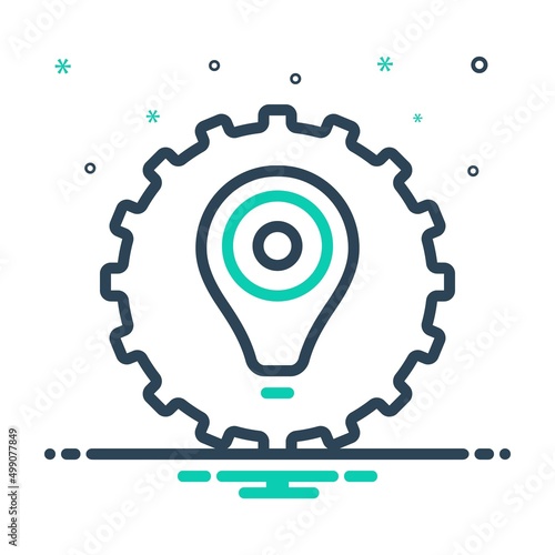 Mix icon for novelty