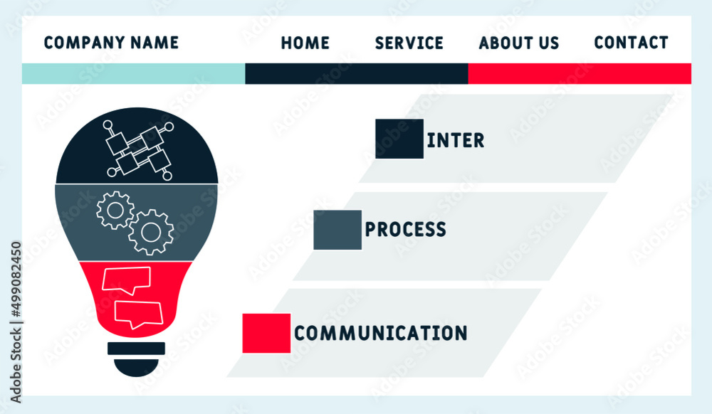 IPC Inter-Process Communication acronym. business concept background ...