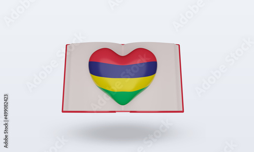 3d world book day Mauritius flag rendering front view Free Download 3d world book day Mauritius flag rendering front view - GFXLoad
