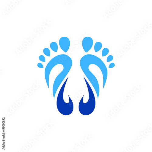 Foot Logo can be use for icon, sign, logo and etc