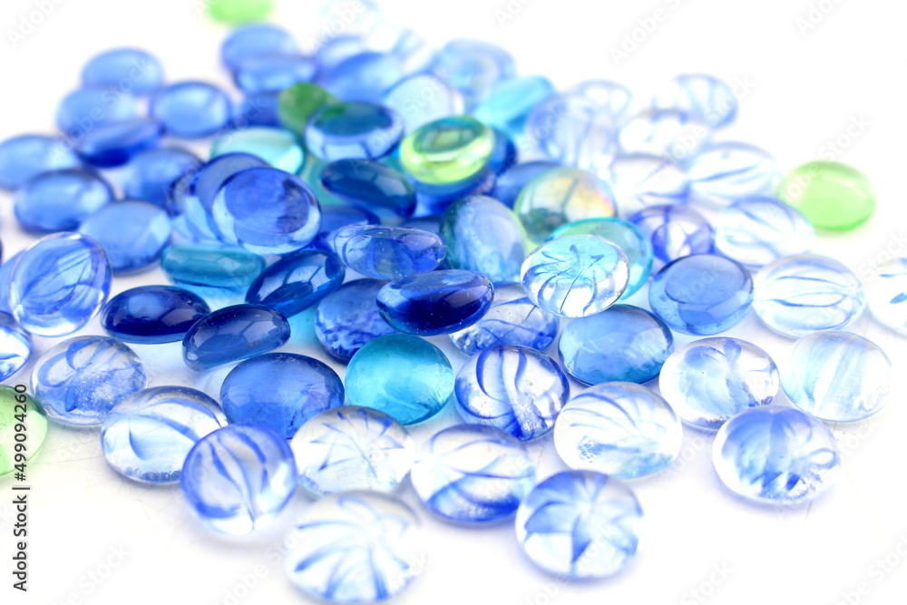Blue Stones Glass Gems Blue Stones Glass Gems