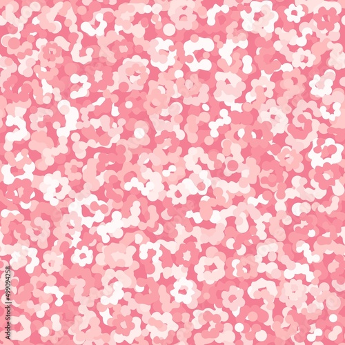 Seamless cream pink leopard, ocelot or wild cat fur leather pattern print
