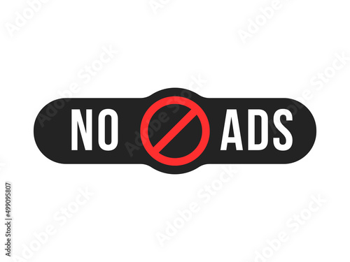 black simple ad blocker icon like adblocker photo