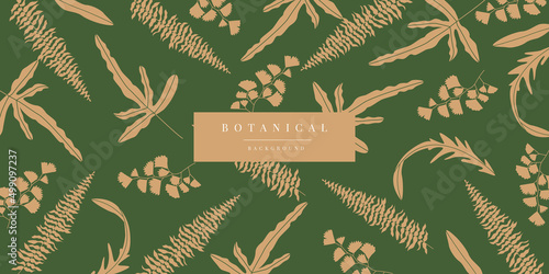 Green Botanical Background