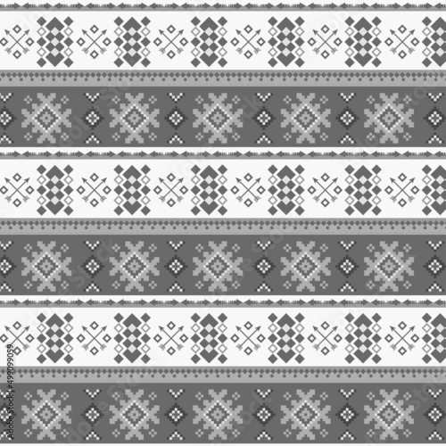 Abstract grey squares design pattern