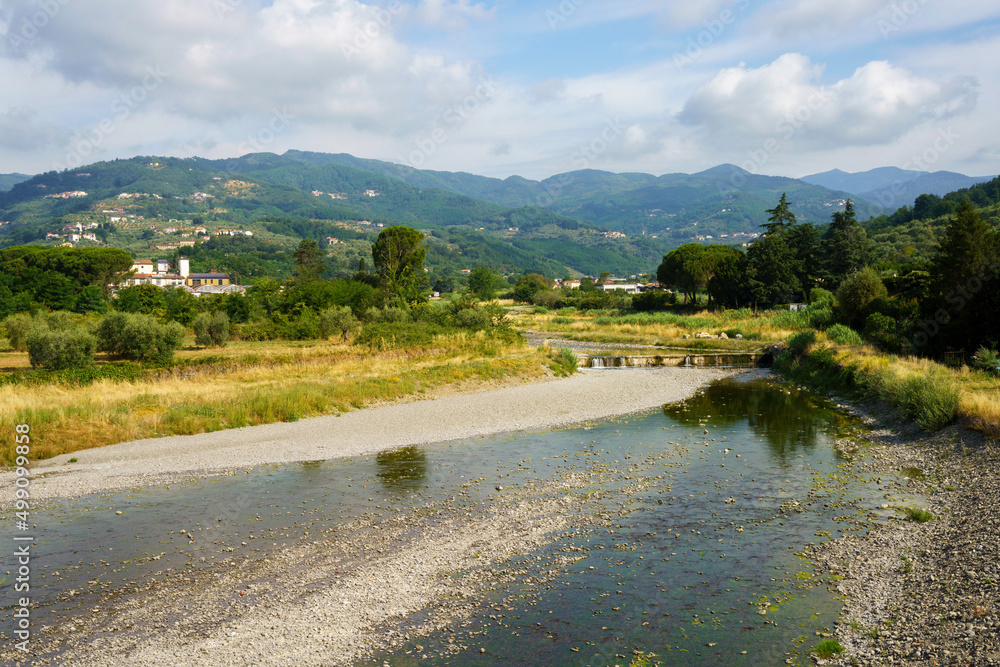 Summer landscape near Pistoia, Tuscany