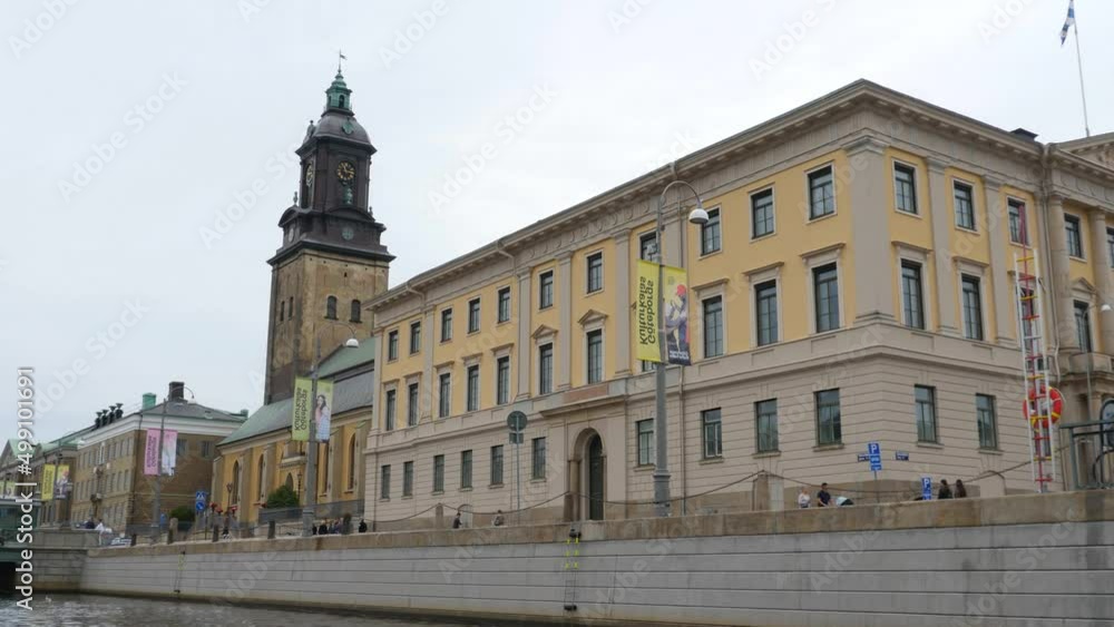GLiding past Norra Hamngatan. One of the main streets in Gotheburg GLiding past Norra Hamngatan. One of the main streets in Gotheburg