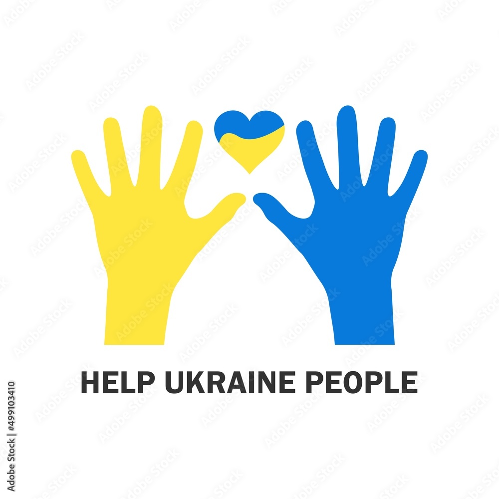 Pray for Ukraine. Stop war. Save Ukraine. I love Ukraine. Help Ukraine. Ukraine flag. Vector illustration. Pray for Ukraine. Stop war. Save Ukraine. I love Ukraine. Help Ukraine. Ukraine flag. Vector illustration.