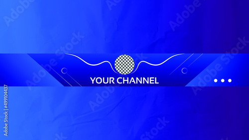 Youtube banner and cover template