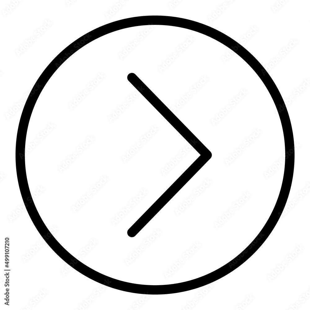 Next Button Flat Icon Isolated On White Background Next Button Flat Icon Isolated On White Background