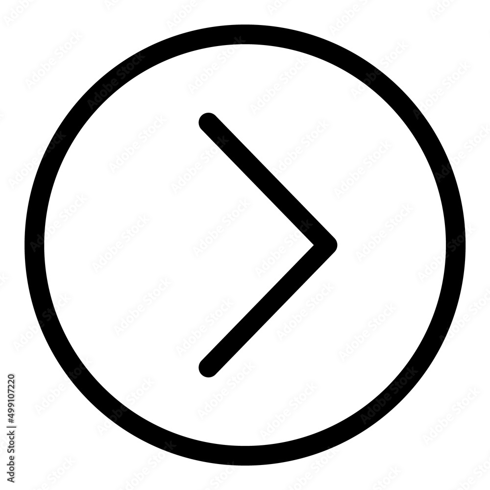 Next Button Flat Icon Isolated On White Background Next Button Flat Icon Isolated On White Background