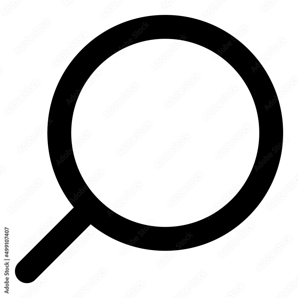 Magnifier Search Flat Icon Isolated On White Background Magnifier Search Flat Icon Isolated On White Background