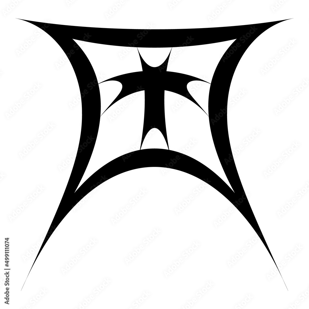 Abstract Trapeze Pattern Flat Icon Isolated On White Background Abstract Trapeze Pattern Flat Icon Isolated On White Background