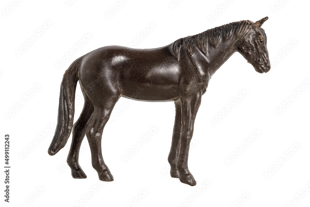 horse toy figurine isolated on white background horse toy figurine isolated on white background
