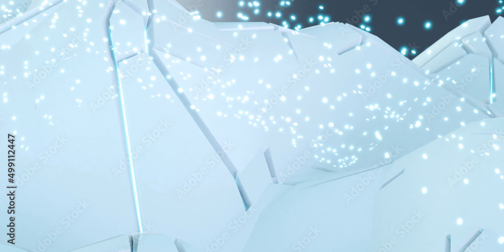 modern white high-tec technology surface wallpaper background backdrop 3d render illustration