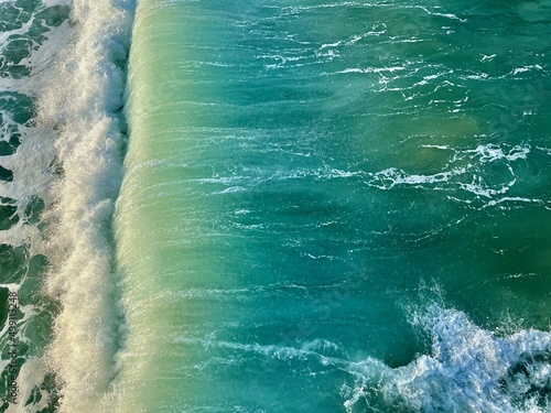 waves on the beach