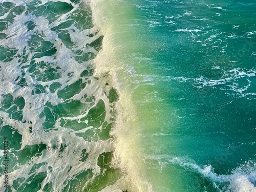 waves on the beach