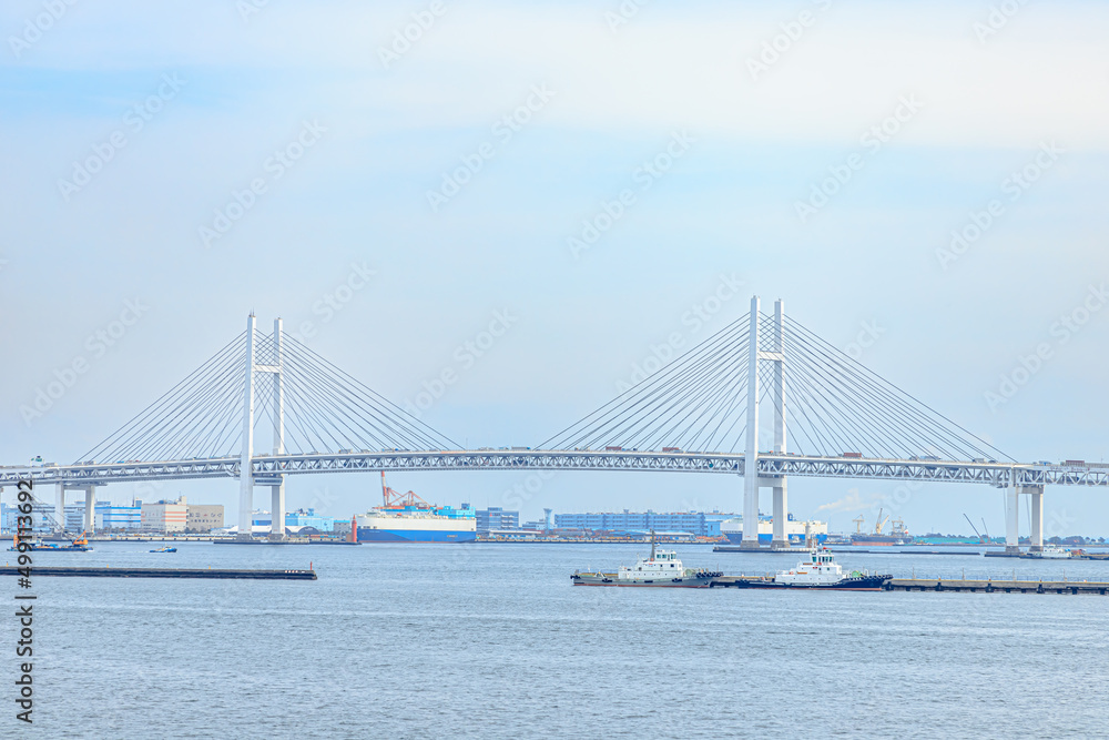 横浜ベイブリッジ 神奈川県横浜市 Yokohama Bay Bridge. Kanagawa-ken Yokohama city. 横浜ベイブリッジ 神奈川県横浜市 Yokohama Bay Bridge. Kanagawa-ken Yokohama city.