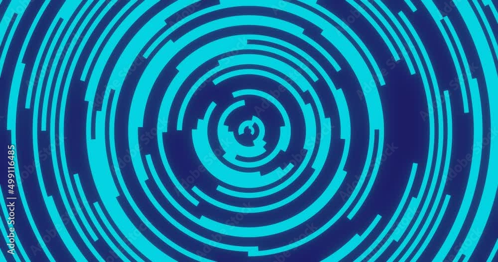 Blue abstract circle technology animation loop 30 fps background. 3d rendering. Blue abstract circle technology animation loop 30 fps background. 3d rendering.