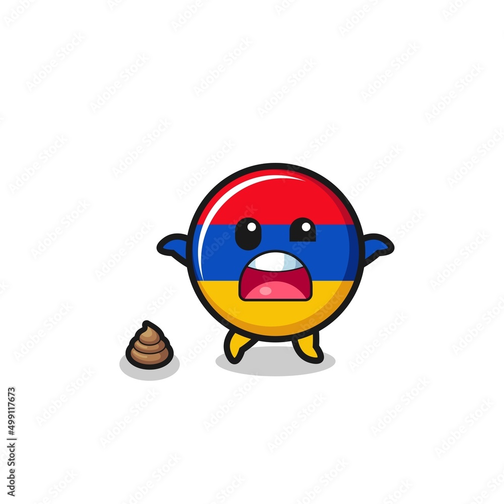 armenia flag earth surprised to meet poop armenia flag earth surprised to meet poop