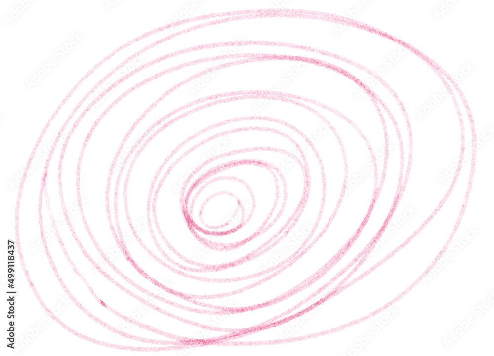 Circle spiral drawn with a marker on paper Circle spiral drawn with a marker on paper