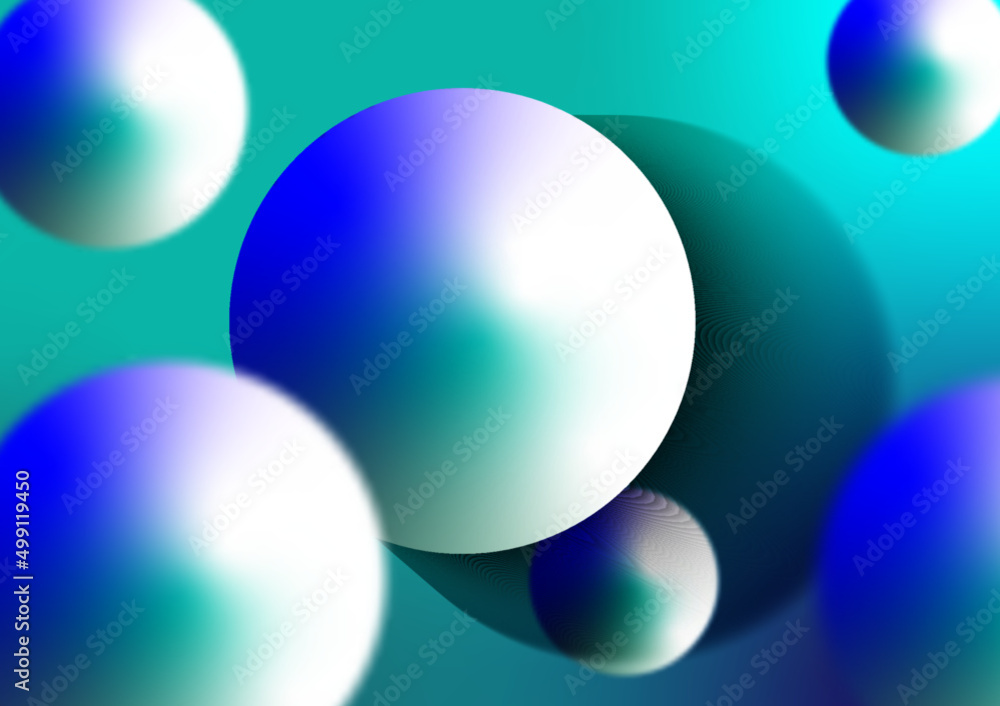 Blue color abstract freeform gradients. Soft color abstract freeform gradients. 