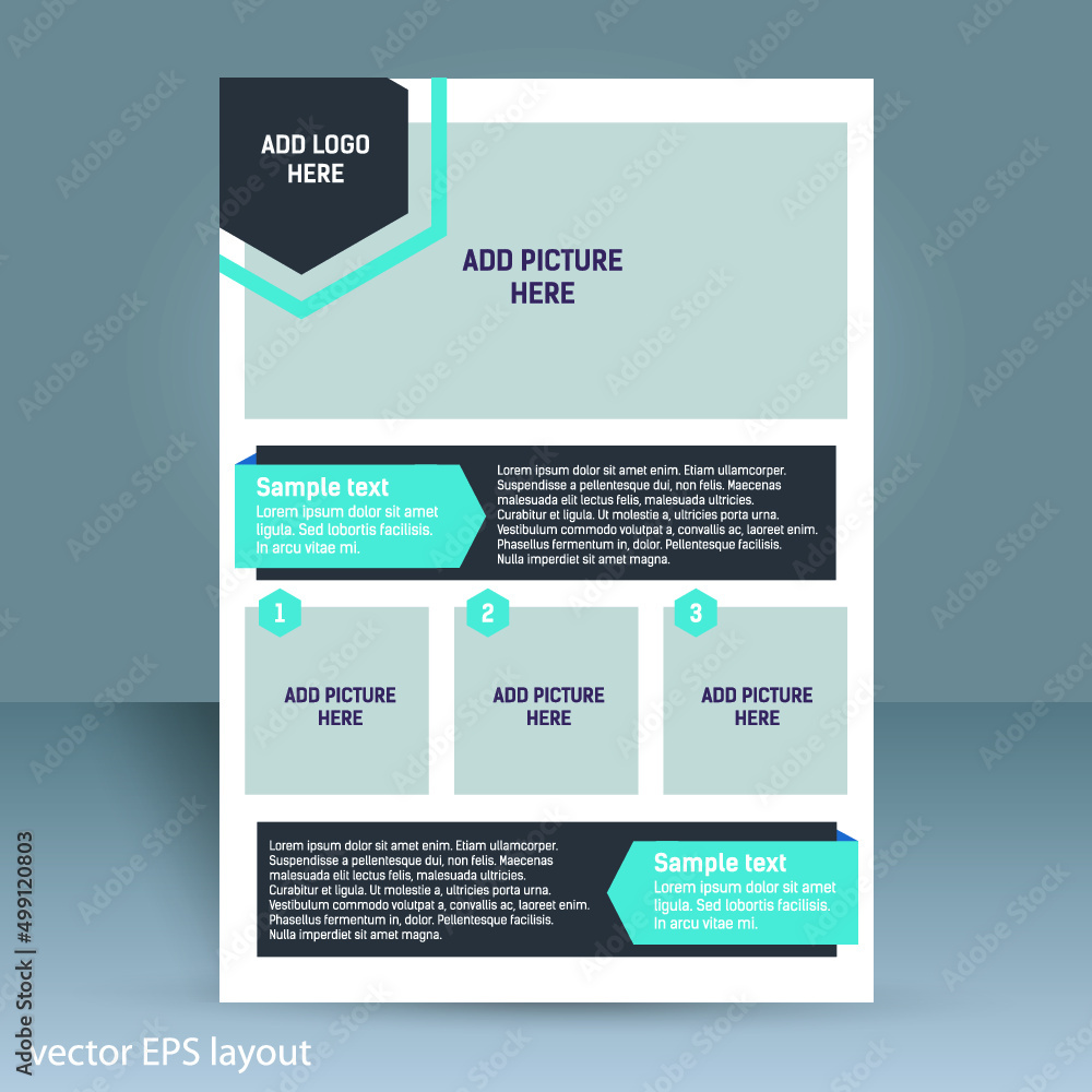 Modern graphic template with white background
Modern graphic template with white background