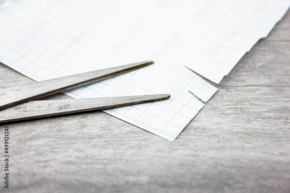 Paper scissors. Cut paper with scissors. Paper scissors. Cut paper with scissors.