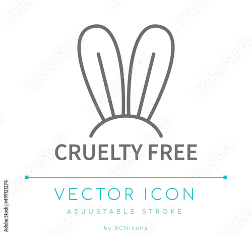 Cruelty Free Line Icon
