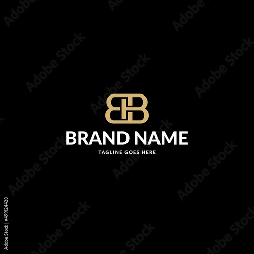 Letter BB or BTB logo or icon design
