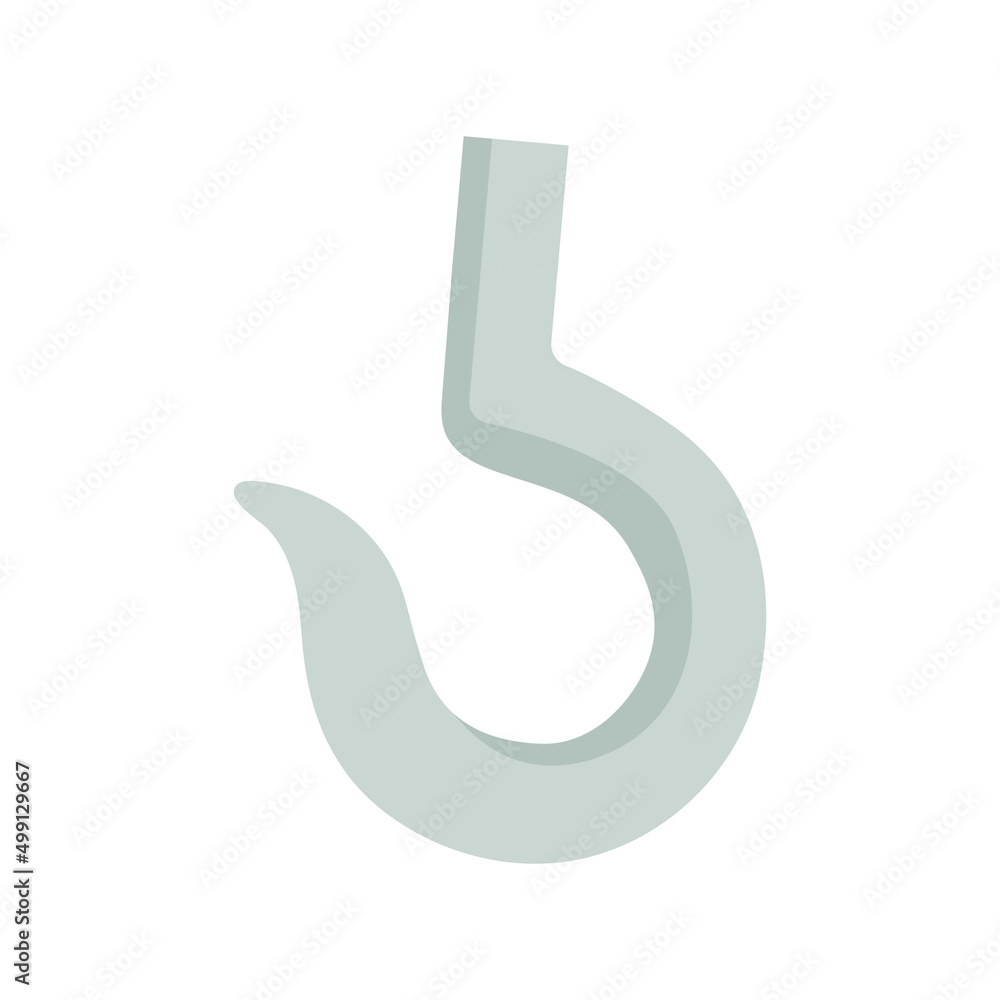 Lifting hook. Icon hook. White background. Vector illustration. EPS 10. Lifting hook. Icon hook. White background. Vector illustration. EPS 10.