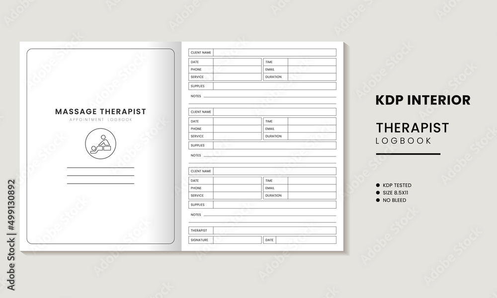 Therapist Logbook KDP Interior Therapist Logbook KDP Interior