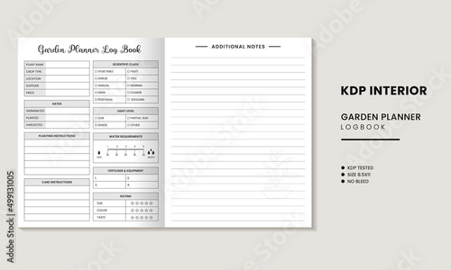 Garden Planner Log Book  KDP Interior
