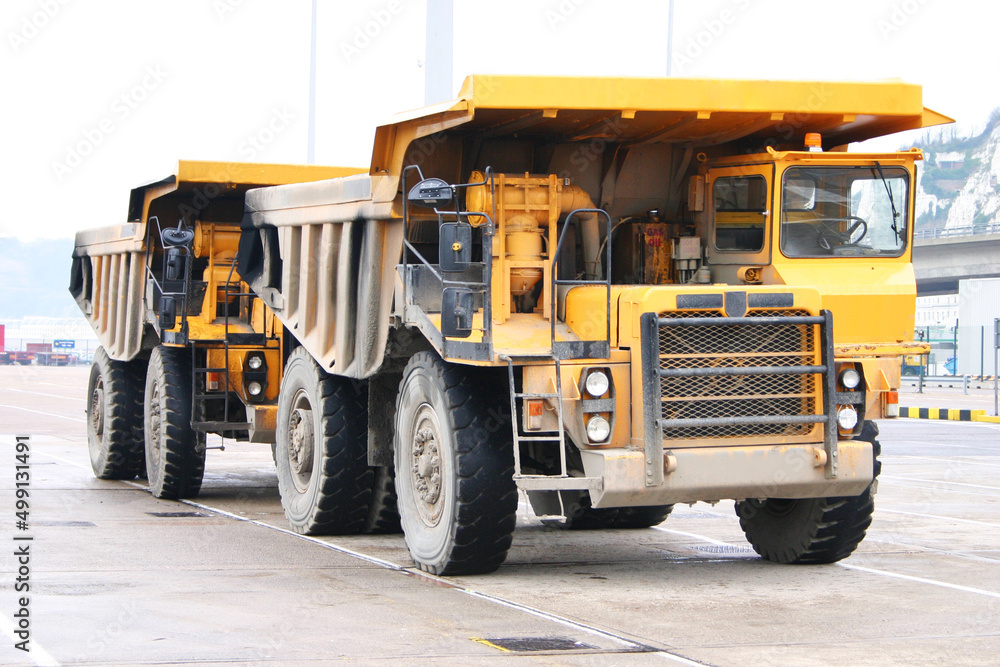 Quarry Trucks. Supersized haul trucks specifically engineered for use in quarries, mining and heavy-duty construction.