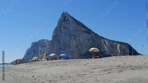 The Rock of Gibraltar from Spain