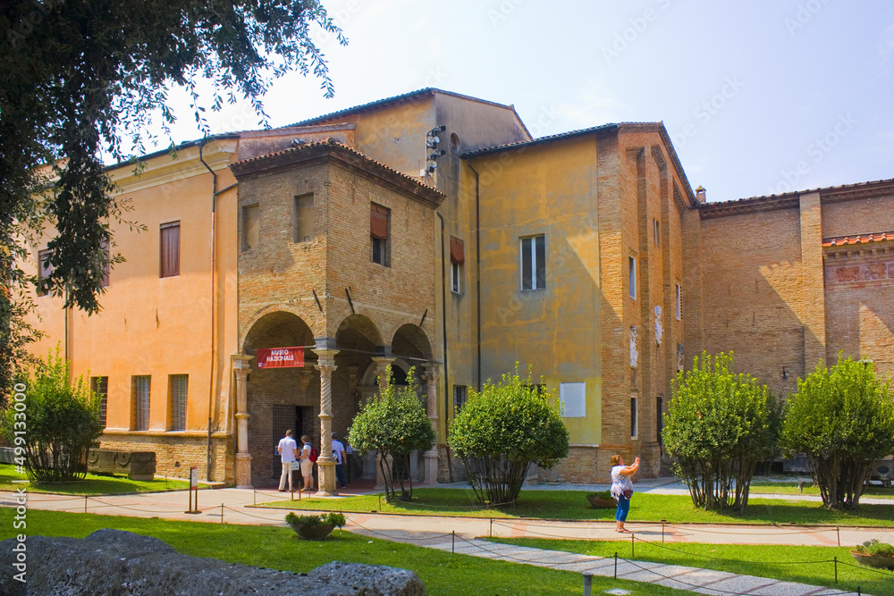 Ravenna National Museum (Museo Nazionale) in the monumental complex of San Vitale in Ravenna
