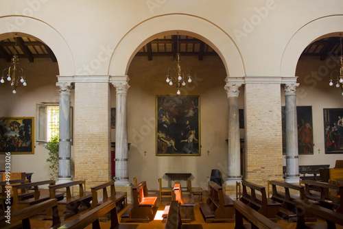  Interior of Church Santa Maria Maggiore in Ravenna  Italy