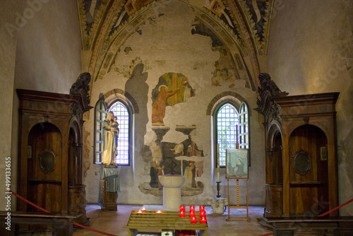 Interior of Basilica of San Giovanni Evangelista in Ravenna