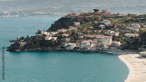 Montepaone Montauro City near the Mediterranean sea in Catanzaro photo