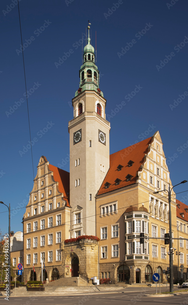 Fototapeta premium Townhouse in Olsztyn. Poland