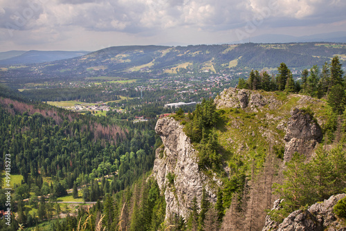 Fototapeta Naklejka Na Ścianę i Meble -  Nosal mountain in Kuznice near Zakopane. Poland