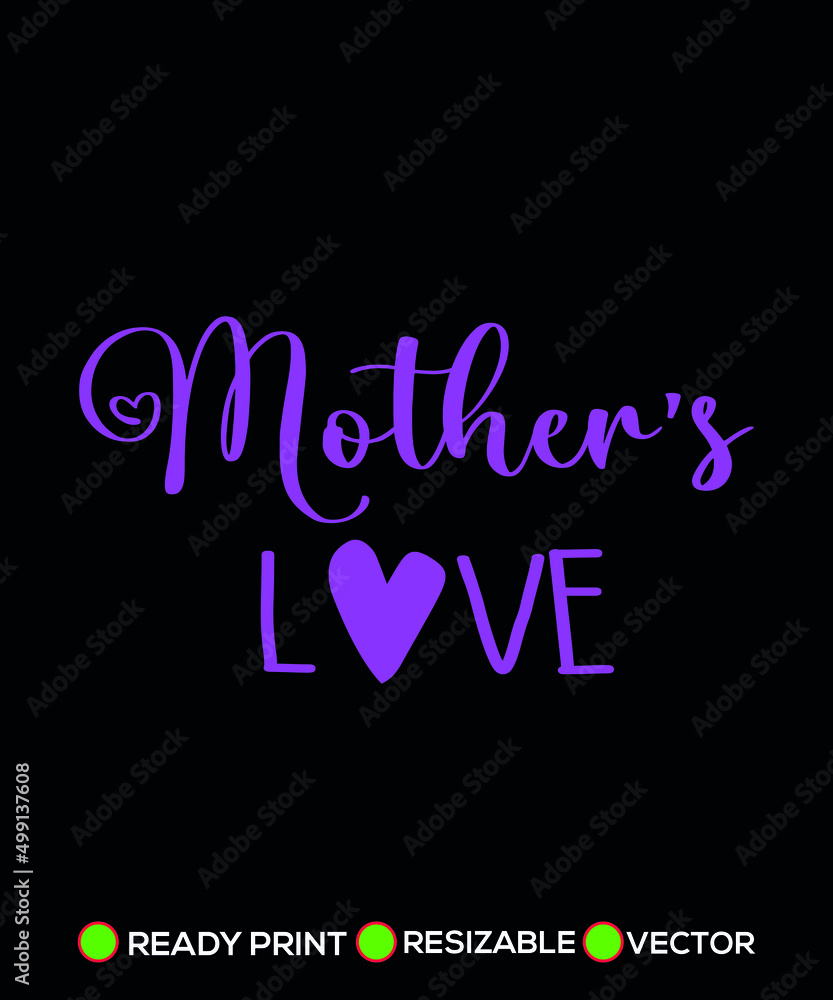 Mother's Day Design T-shirt Vector