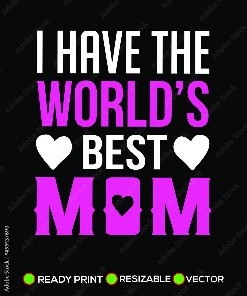 Mother's Day Design T-shirt Vector