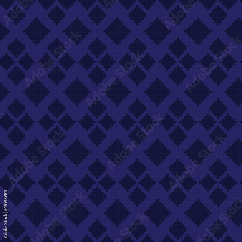 Argyle Fair Isle Seamless Pattern Design