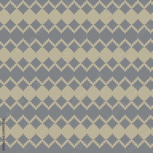 Argyle Fair Isle Seamless Pattern Design