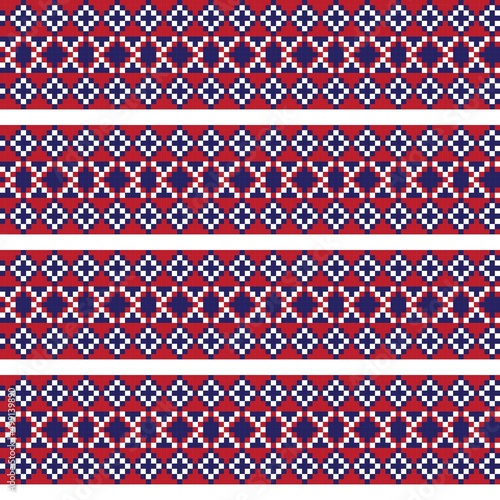 Argyle Fair Isle Seamless Pattern Design