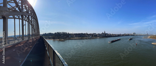 Panorama from the Waal birdge in Nijmegen photo