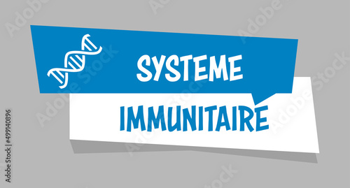 Logo système immunitaire.